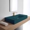 Green Bathroom Sink, Ceramic